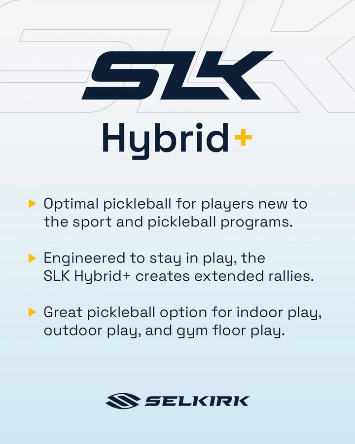 SLK Hybrid+ Pickleball 100 pack, alternate view