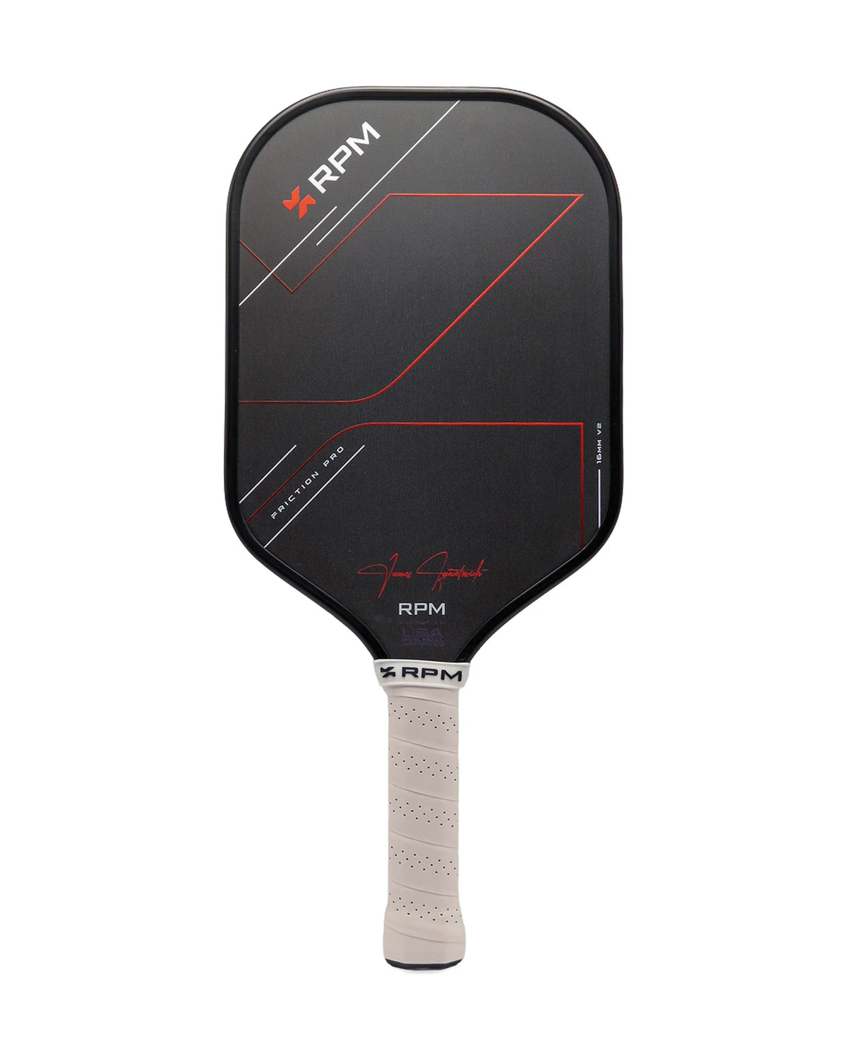 RPM Friction Pro V2 — Elongated / 16mm / Red