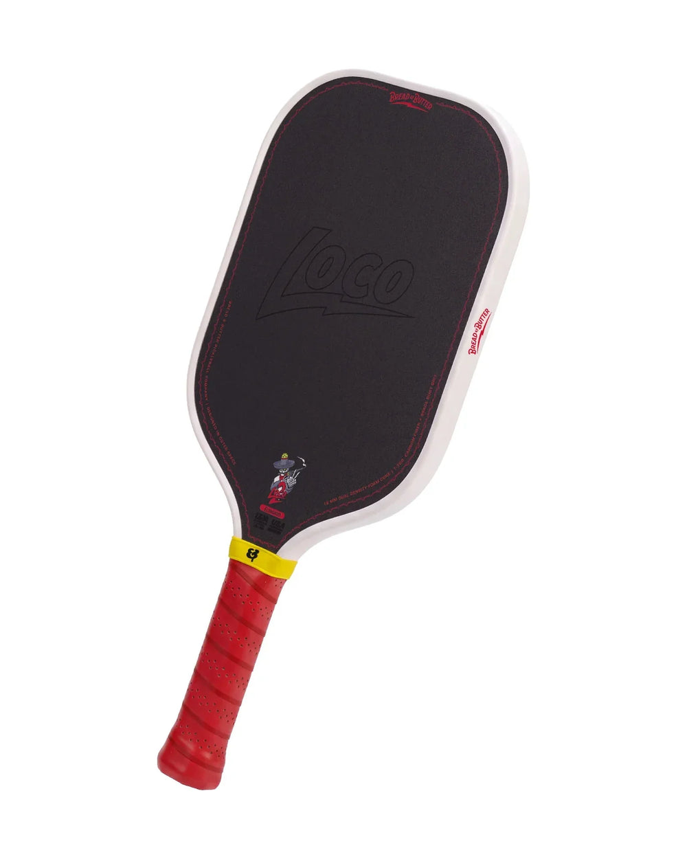 Bread & Butter Loco 2 Blanco elongated pickleball paddle